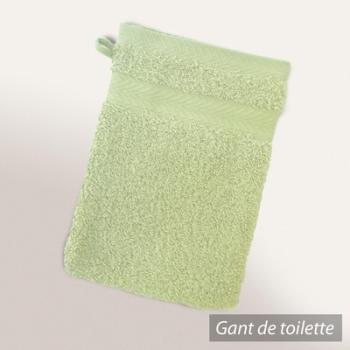 Gant de toilette 16x21 cm ROYAL CRESENT Vert Paste