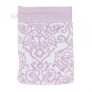 Gant de toilette 16x21 cm BOLERO FLORAL Rose 520 g