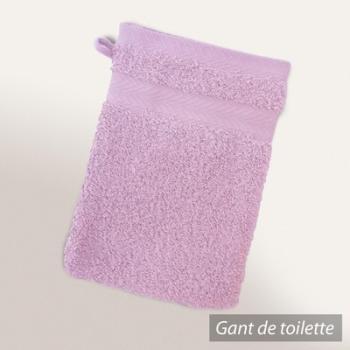 Gant de toilette 16x21 cm ROYAL CRESENT Rose Lavan
