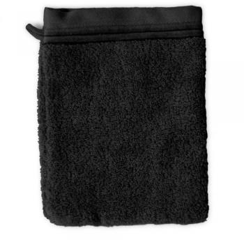 Gant de toilette 16x21 cm JULIET Noir 520 g/m2