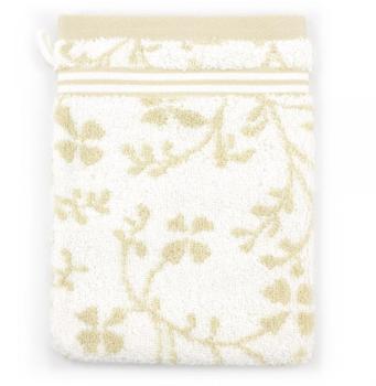 Gant de toilette 16x21 cm VINTAGE FLORAL Beige 550