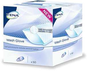 Tena Gant de Toilette Soft et Strong 50 gants