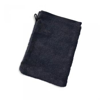 Gant de toilette 16x21 cm PURE Noir 550 g/m2