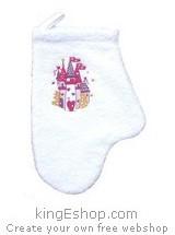 Gant de toilette bébé pouce Chateau
