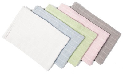 Gants de toilette tetra 5 couleurs pastel