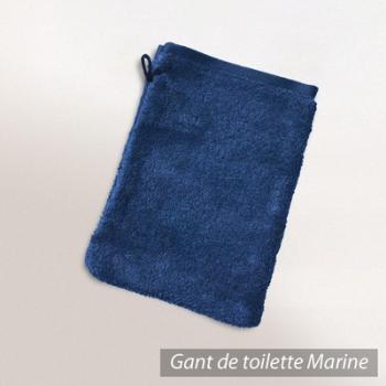 Gant de toilette 16x21 cm PURE Marine 550 g/m2