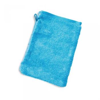 Gant de toilette 16x21 cm PURE Bleu Océan 550 g/m2