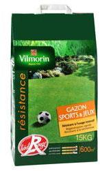 Gazon Sport et Jeux VILMORIN sac de 15Kg pour 600m