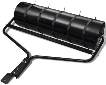VidaXL Rouleau à gazon de jardin noir avec 5 bandes VidaXL Rouleau à gazon de