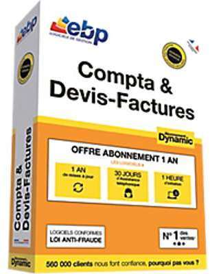Logiciel de gestion EBP Compta Devis-Factures Abonnement Logiciel de gestion EBP Compta