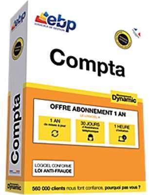 Logiciel de gestion EBP Compta Abonnement Dynamic 2018 Logiciel de gestion EBP Compta