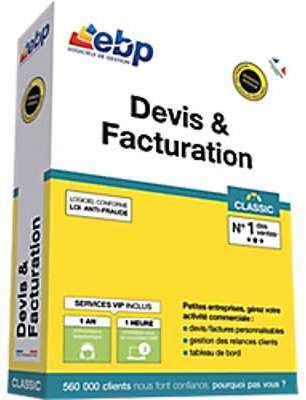 Logiciel de gestion EBP Devis Facturation Classic Services Logiciel de gestion EBP Devis