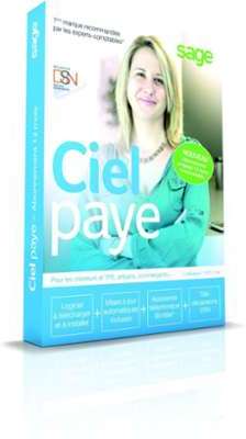 Logiciel PC CIEL Paye DSN abonnement 12 mois