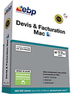 Logiciel de gestion EBP Devis Facturation Mac 2018 Logiciel de gestion EBP Devis