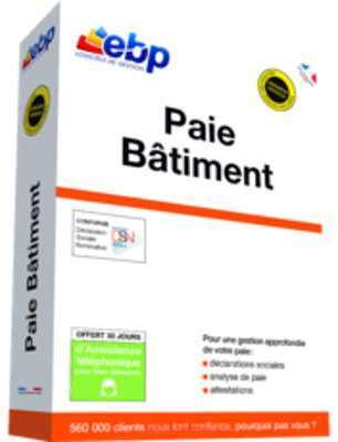 EBP Paie Bâtiment OL monoposte 2018
