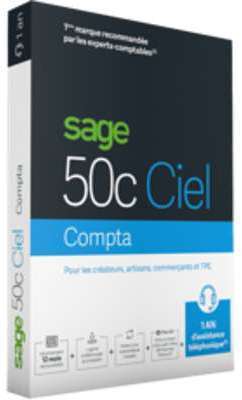 SAGE 50C CIEL Compta - Formule Classic - 1 an das