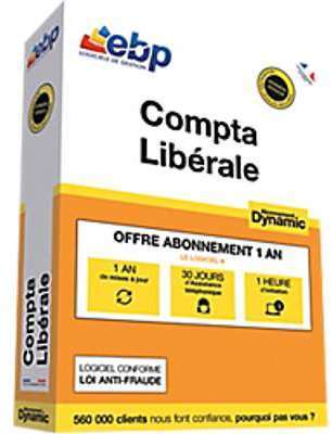 Logiciel de gestion EBP Compta Libérale Abonnement Logiciel de gestion EBP Compta
