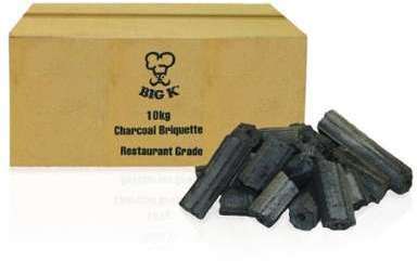 Briquettes de Charbon de Bois Boite 10Kg Briquettes de Charbon de Bois