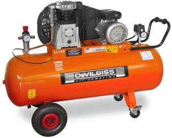 Compresseur d air 150 L 3 Cv à piston marche lente