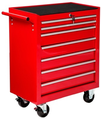 Servante d?Atelier Chariot à Outils avec 7 Tiroirs