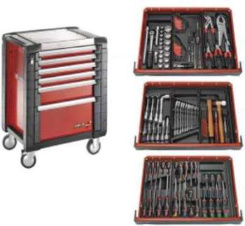 Servante datelier 6 tiroirs + composition V6 FACO