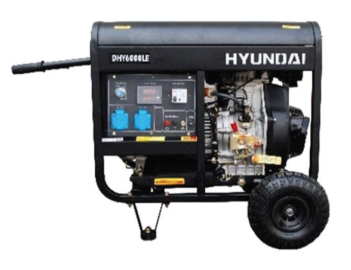 Groupe électrogène diesel Hyundai 5500w DHY6000LEK