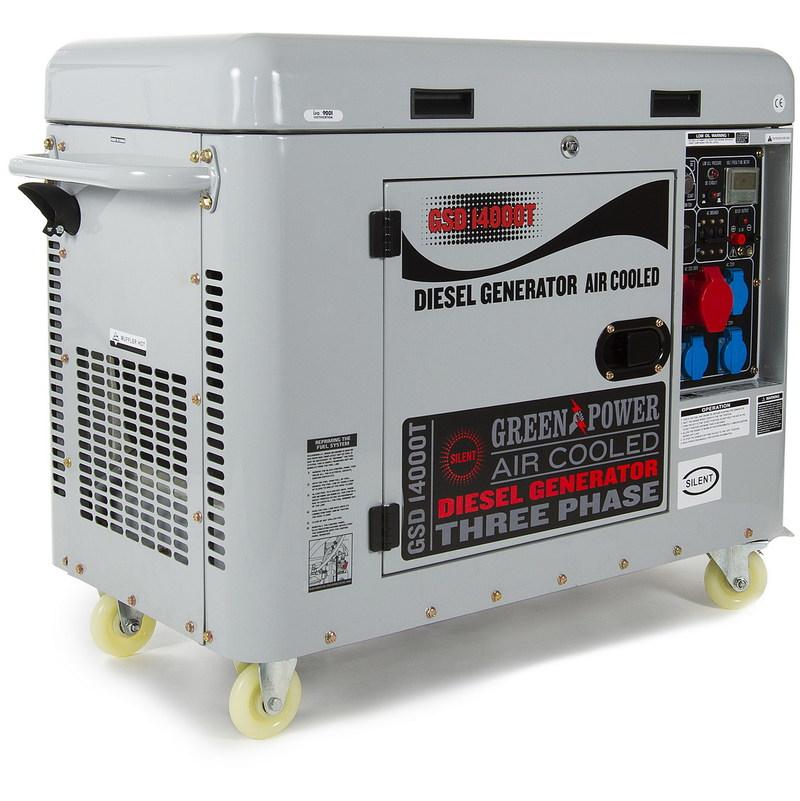 Générateur électrique triphasé à diesel 420cc tens