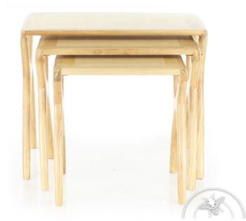 Tables gigognes bois naturel - Orsay Tables gigognes bois naturel