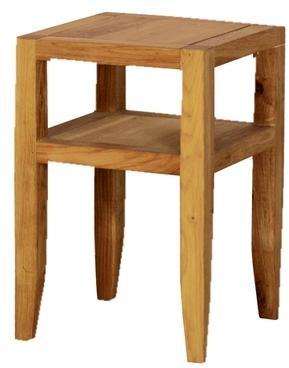 Table pour lampe en chêne massif Brooklyn