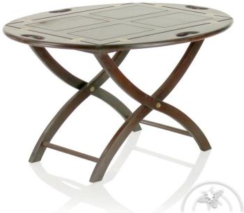 Table bateau petit modèle teinte acajou - La Fayette Table bateau petit modèle
