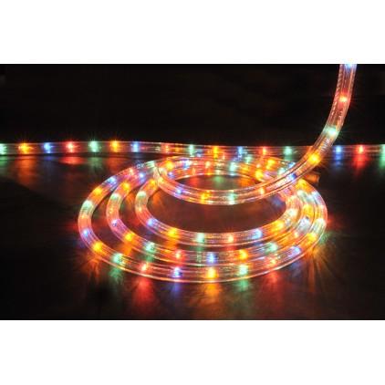 Tube lumineux LED multicolore 18m clignotant