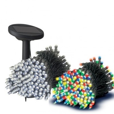 Guirlande solaire LED lumineuse 200 LEDs 13m