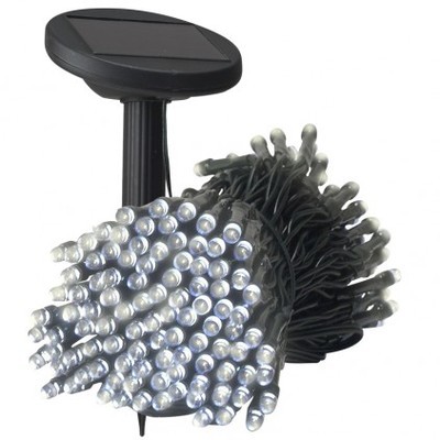 Guirlande solaire lumineuse 50 LEDs 6m