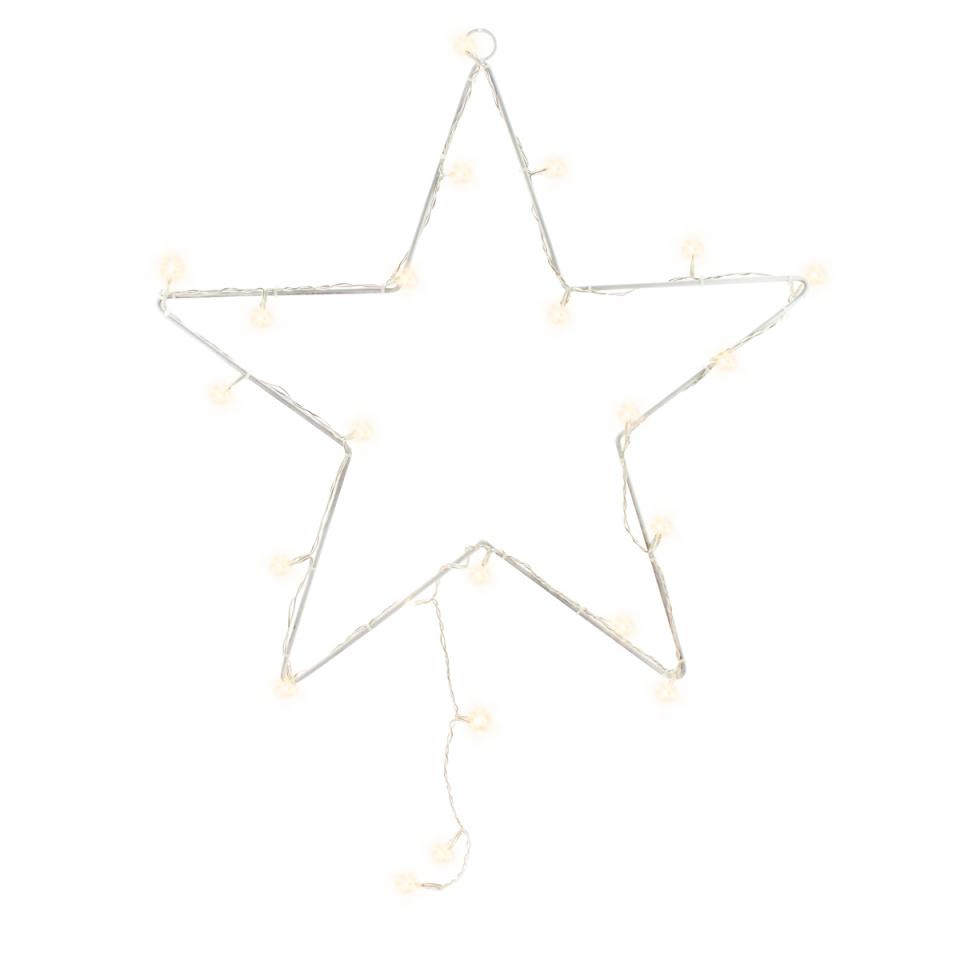 Motif Lumineux Etoile 30 LEDs Blanc Chaud Motif Lumineux Etoile 30 LEDs