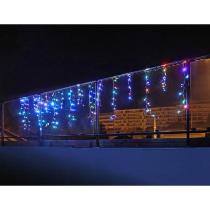 Rideau frise lumineuse multicolore 3m 112 LED