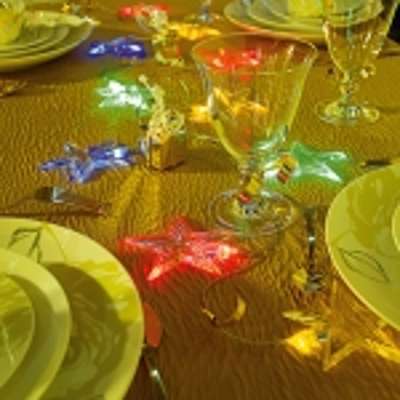Guirlande lumineuse solaire étoiles