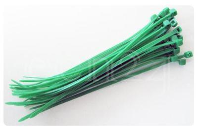 25 attache-câbles de 100 mm - vert