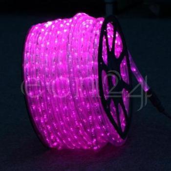 Cordon lumineux LED rose vif au mètre
