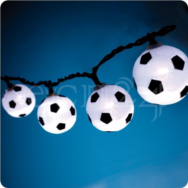 Guirlande lumineuse LED avec ballons foot