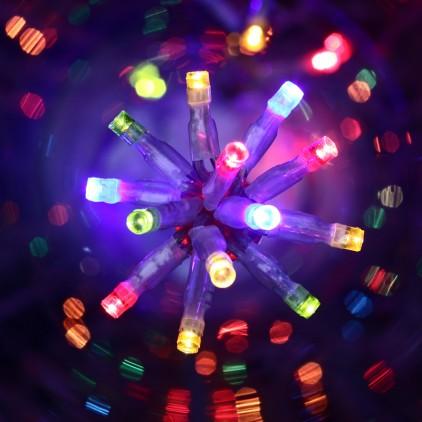 Guirlande de Noël à LED - 500 LEDs - Multicolore -