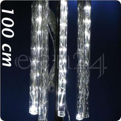 5 tubes luminescents LED avec effet chute de neige