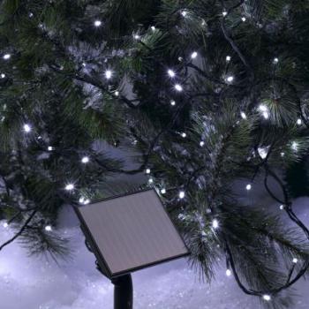 Guirlande solaire blanche 200 LEDS 20 M