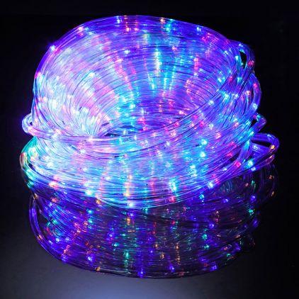 Cordon lumineux solaire 24 m multicolore