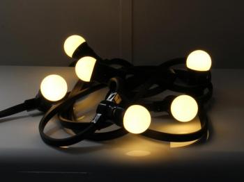 Guirlande extérieure guinguette 10 LED B22 longueur Guirlande extérieure guinguette