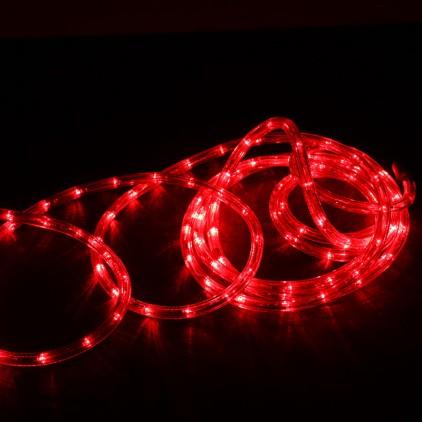 Cordon lumineux led rouge 10 m