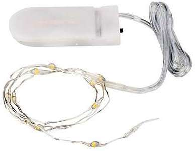 Guirlande lumineuse micro-LED, avec compartiment à