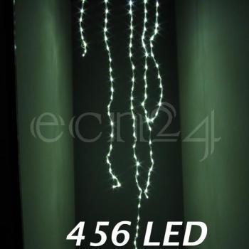 Guirlande lumineuse LED stalactite en blanc chaud