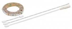 Kit Ruban LED 12V 0,50 m blanc chaud avec câblage