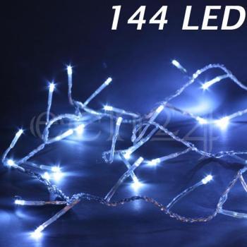 Guirlande lumineuse LED blanche froide 144 LED