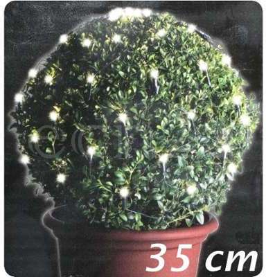 Guirlande lumineuse LED filet pour boules en buis